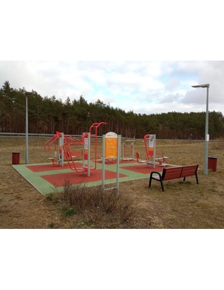 Outdoor Exercise Equipment - Single Leg Press - Outdoor Gym