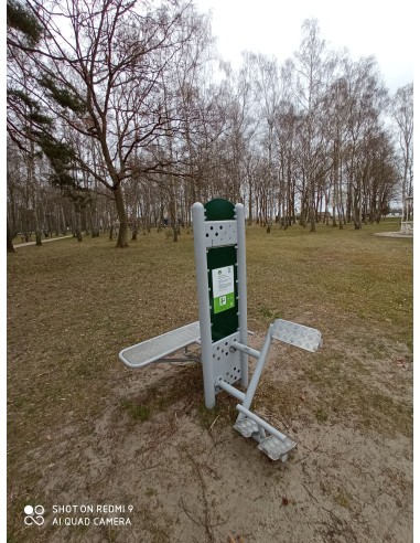Outdoor exercise equipment - Single back straightener - outdoor gym