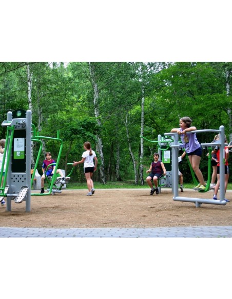 Outdoor exercise equipment - Single back straightener - outdoor gym