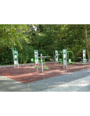 Outdoor exercise equipment - Single back straightener - outdoor gym