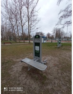 Outdoor exercise equipment - Single bench - outdoor gym 2