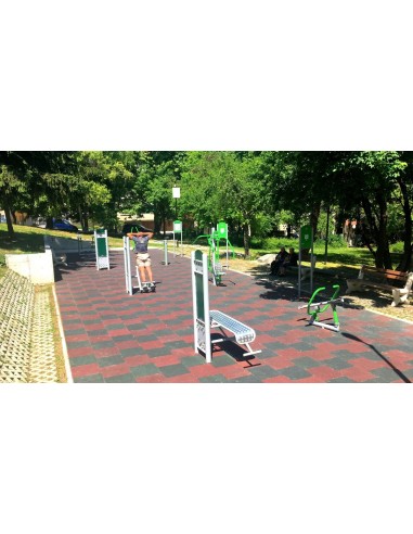 Lauko treniruokliai - Vienvietis suoliukas – lauko treniruoklių salė