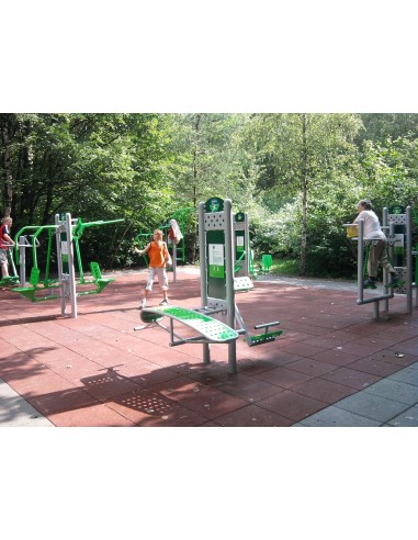 Outdoor exercise equipment - Single bench - outdoor gym