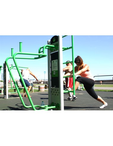 Lauko treniruokliai - Vienvietės kopėčios – lauko treniruoklių salė