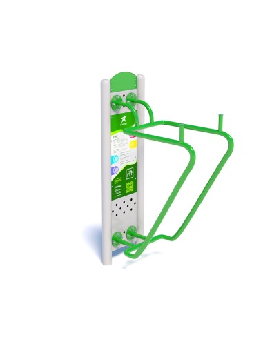 Lauko treniruokliai - Vienos kojos pakėlimas – lauko treniruoklių salė