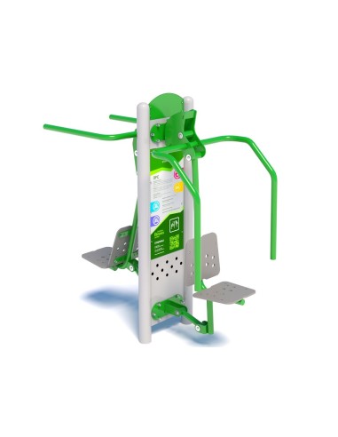 Lauko treniruokliai - Viršutinis pakėlimas + Spaudimas sėdint ant pilono - STARMAX