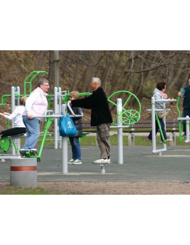 Тренажёр для занятий на открытом воздухе - Двойной твистер - тренажерный зал на открытом воздухе