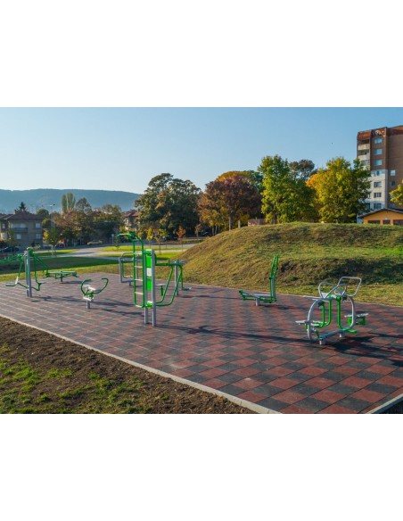 Outdoor exercise equipment - COMBO 4in1 - children's gym