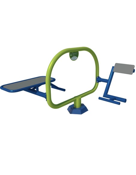Outdoor exercise equipment - Bench + Back stretcher - gym for kids