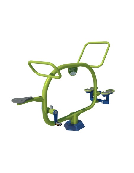 Outdoor exercise equipment - Bike + Stepper - children's gym