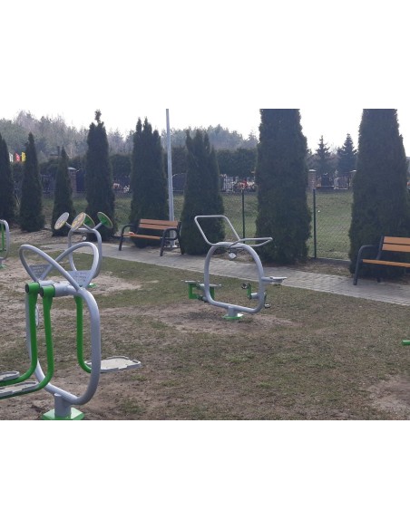 Lauko treniruokliai - Dviratis + Steperis - vaikų sporto salė