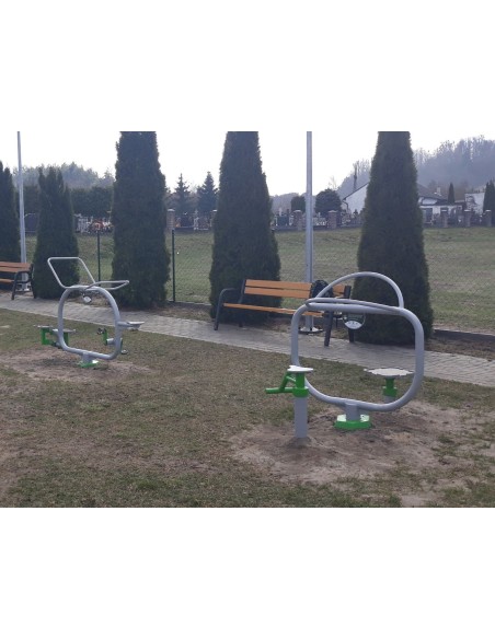 Lauko treniruokliai - Sėdimas ir stovimas suktuvas - fitnesas vaikams