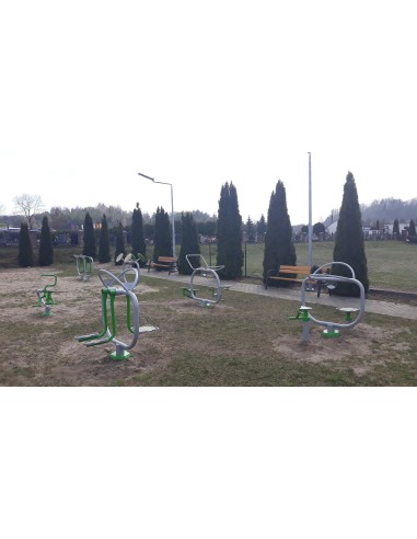 Lauko treniruokliai - Sėdimas ir stovimas suktuvas - fitnesas vaikams