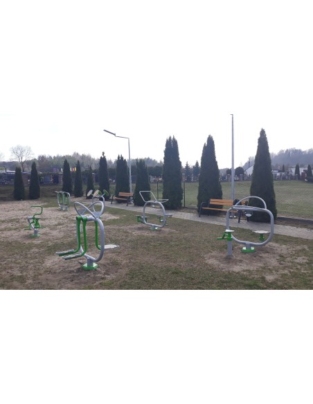 Lauko treniruokliai - Sėdimas ir stovimas suktuvas - fitnesas vaikams