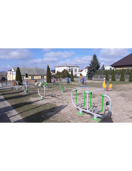 Lauko treniruokliai - Sėdimas ir stovimas suktuvas - fitnesas vaikams