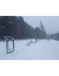 Āra trenažieri - Skriešanas trenažieris - āra sporta zāle 2