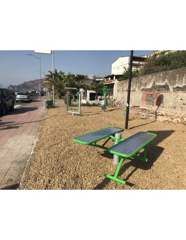 Lauko treniruokliai - Vienvietis suoliukas – lauko treniruoklių salė