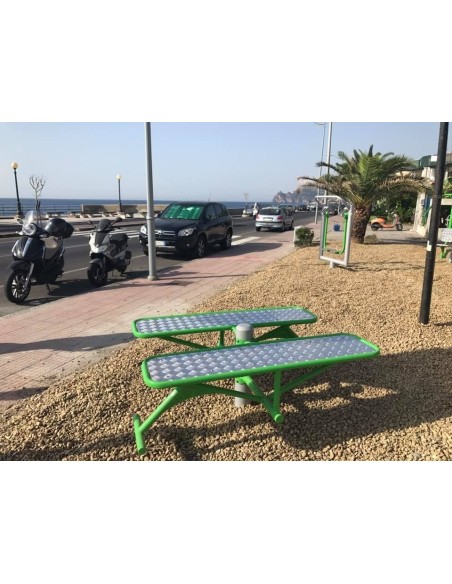 Lauko treniruokliai - Vienvietis suoliukas – lauko treniruoklių salė