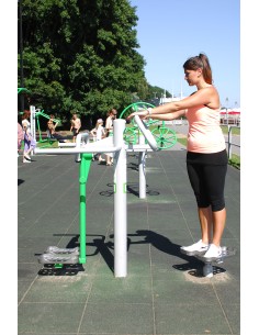 Outdoor exercise equipment - Triple twister - outdoor gym 2