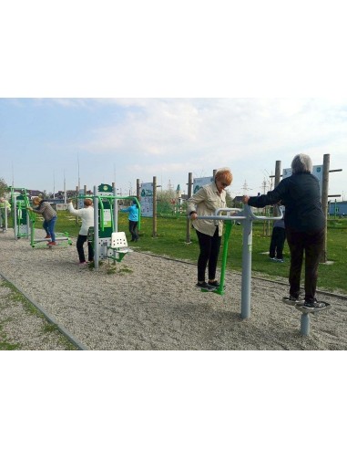 Lauko treniruokliai - Triple twister – lauko treniruoklių salė