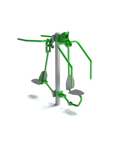 Outdoor exercise equipment - Overhead lift + Seated press, outdoor gym