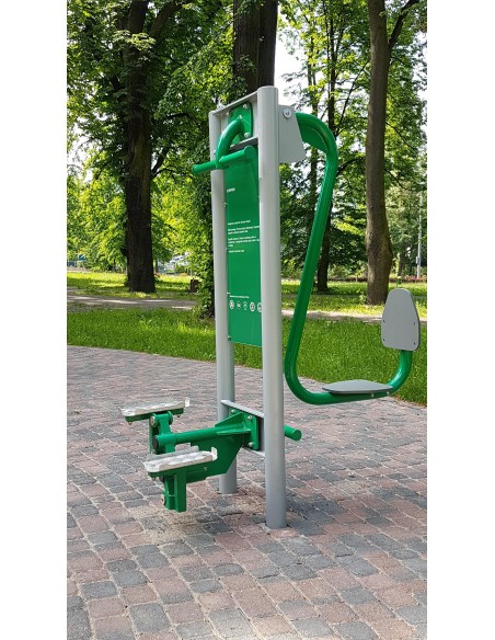 Lauko treniruokliai - Kombinezonas + Stepper - lauko treniruoklių salė