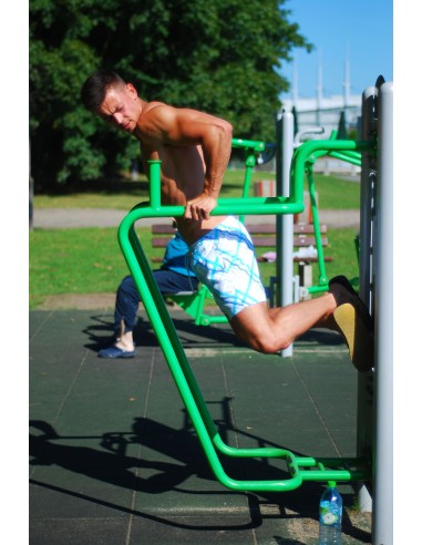Outdoor Exercise Equipment - Single Leg Raise - Outdoor Gym
