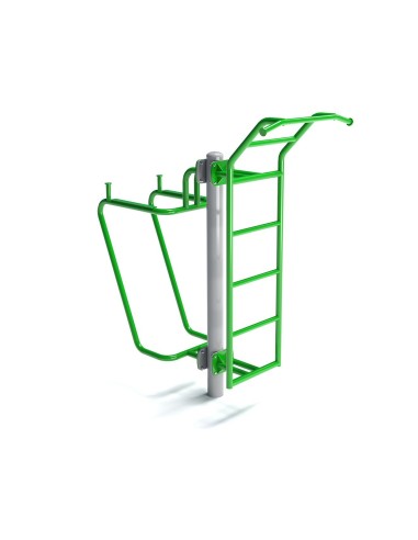 Outdoor exercise equipment - Leg raise + ladder - outdoor gym