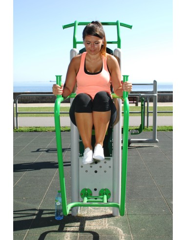 Lauko treniruokliai - Kojos pakėlimas + kopėčios - lauko treniruoklių salė