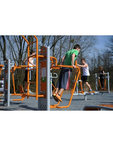 Outdoor exercise equipment - Leg raise + ladder - outdoor gym