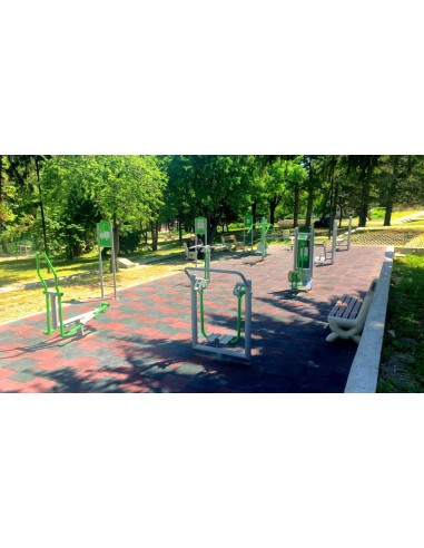 Lauko treniruokliai - Dvigubas šliaužtinukas – lauko treniruoklių salė