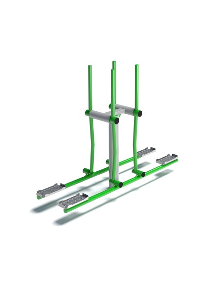 Outdoor exercise equipment - Double skier - outdoor gym
