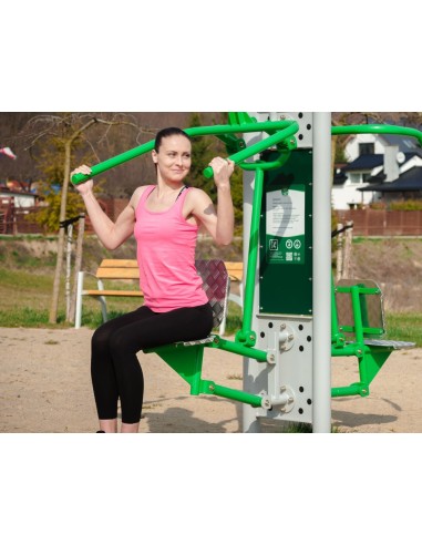 Уличное спортивное оборудование - подъемник Top Lift - тренажерный зал на открытом воздухе