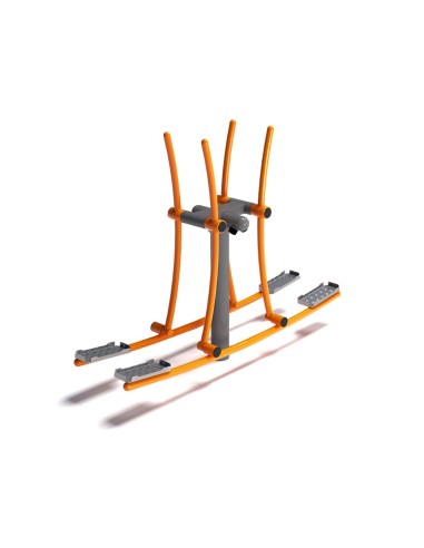 Outdoor exercise equipment - Double skier - outdoor gym