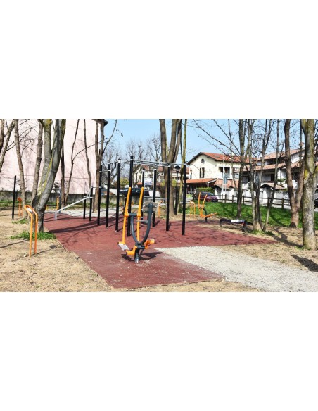 Lauko treniruokliai - Dvigubas slidininkas – lauko treniruoklių salė