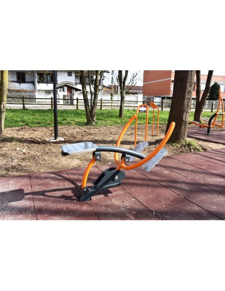 Outdoor exercise equipment - Information board