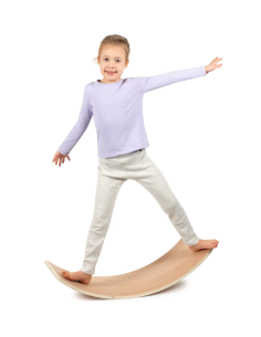 Balancing board SPORDAS "WOODEN ROCK'N"