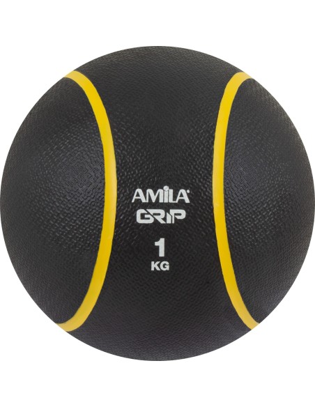 Weighted medical ball AMILA "MEDICINE GRIP BALL"