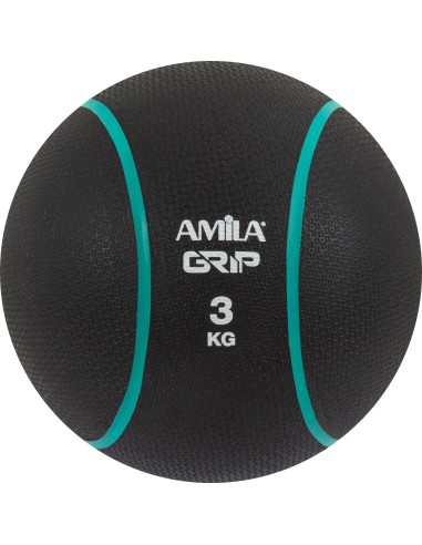 Медицинский мяч с утяжелителем AMILA "MEDICINE GRIP BALL"