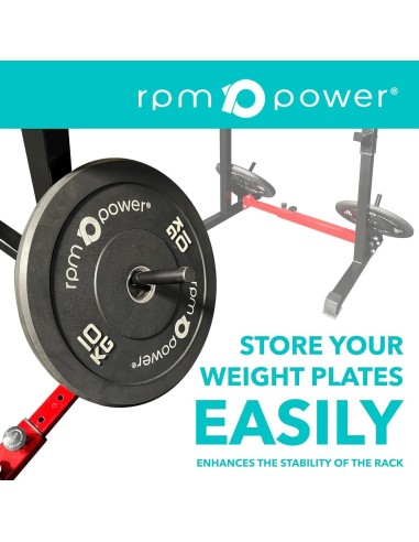 Reguliuojamas štangos spaudimo ir pritūpimų stovas RPM Power