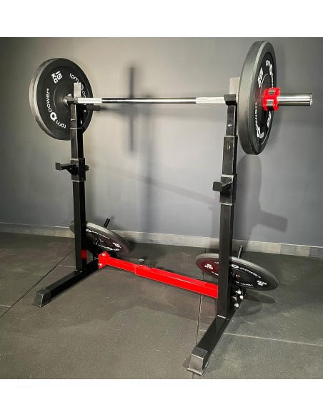 Reguliuojamas štangos spaudimo ir pritūpimų stovas RPM Power