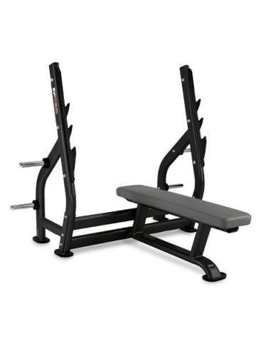 Strength training machine - horizontal Olympic bench - L815BB