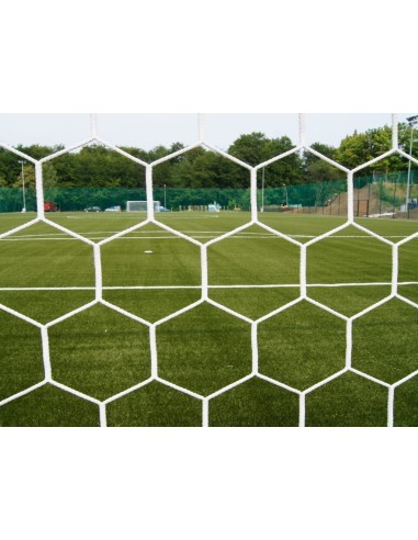 Standard football goal net 7.5x2.5x2x2m (4mm) HEX