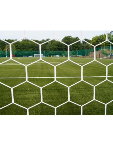 Standard football goal net 7.5x2.5x2x2m (4mm) HEX