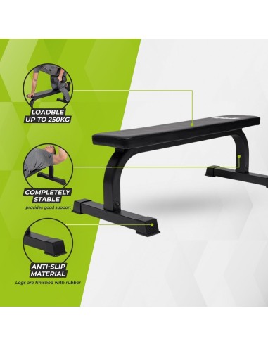VIRTUFIT "Flat Weight Bench" treniņu sols