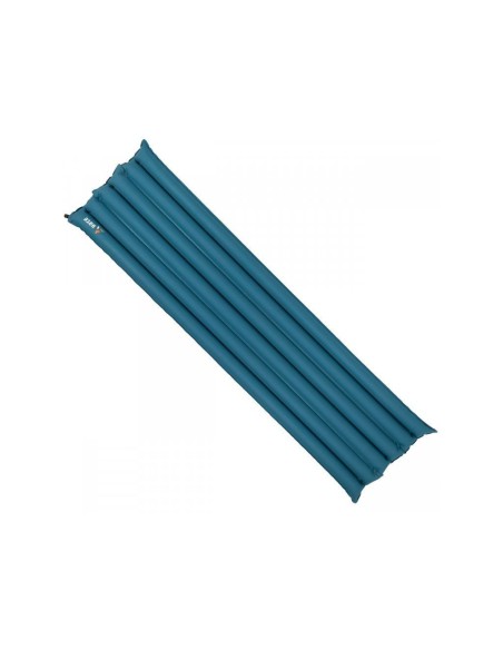 INFLATABLE MAT with insulation blue/gray