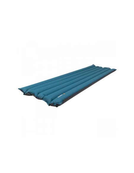 INFLATABLE MAT with insulation blue/gray