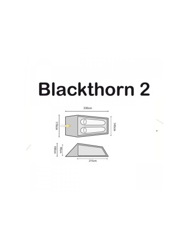 Palapinė - BLACKTHORN 2 - žalia
