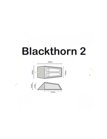 Palapinė - BLACKTHORN 2 - žalia