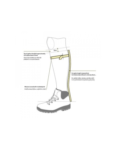 Gaiters NEVIS GTX S (1) juoda